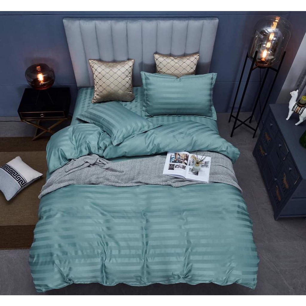 bộ chăn drap/ ga/ ra gối nệm 3f cao cấp