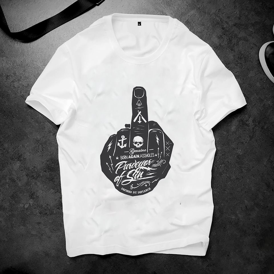 Áo thun unisex in phong cách độc lạ chất vải dày mịn 2019ts583