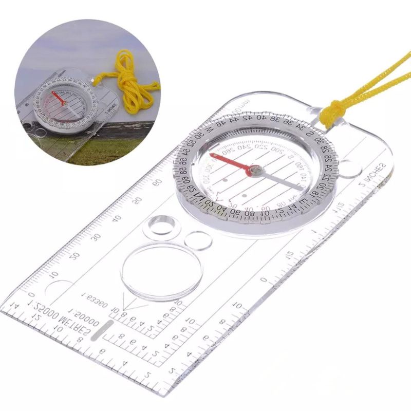 Thước Đo La Bàn Chuyên Dụng Cho Đi Cắm Trại / Leo Núi