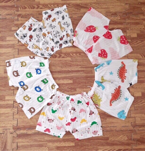 Quần cotton giấy mỏng nhẹ và mát cho bé trai/gái
