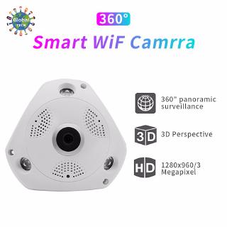 Camera mắt cá HD 960P CCTV 3MP VR kết nối wifi thông minh góc nhìn 360 độ