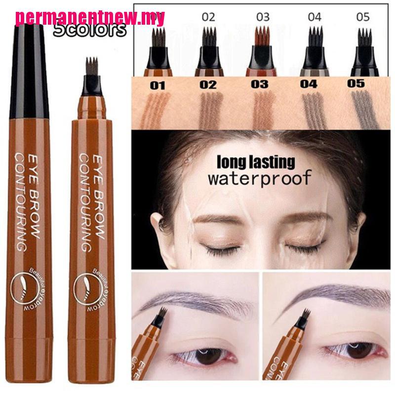 (hàng Mới Về) Bút Kẻ Lông Mày Dạng Phẩy Sợi Chống Nước Tiện Dụng | BigBuy360 - bigbuy360.vn