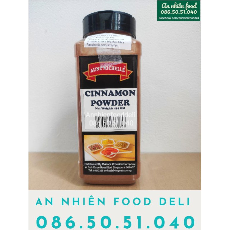 Bột Quế Cinnamon Powder Gia Vị Aunt Michelle 454GM