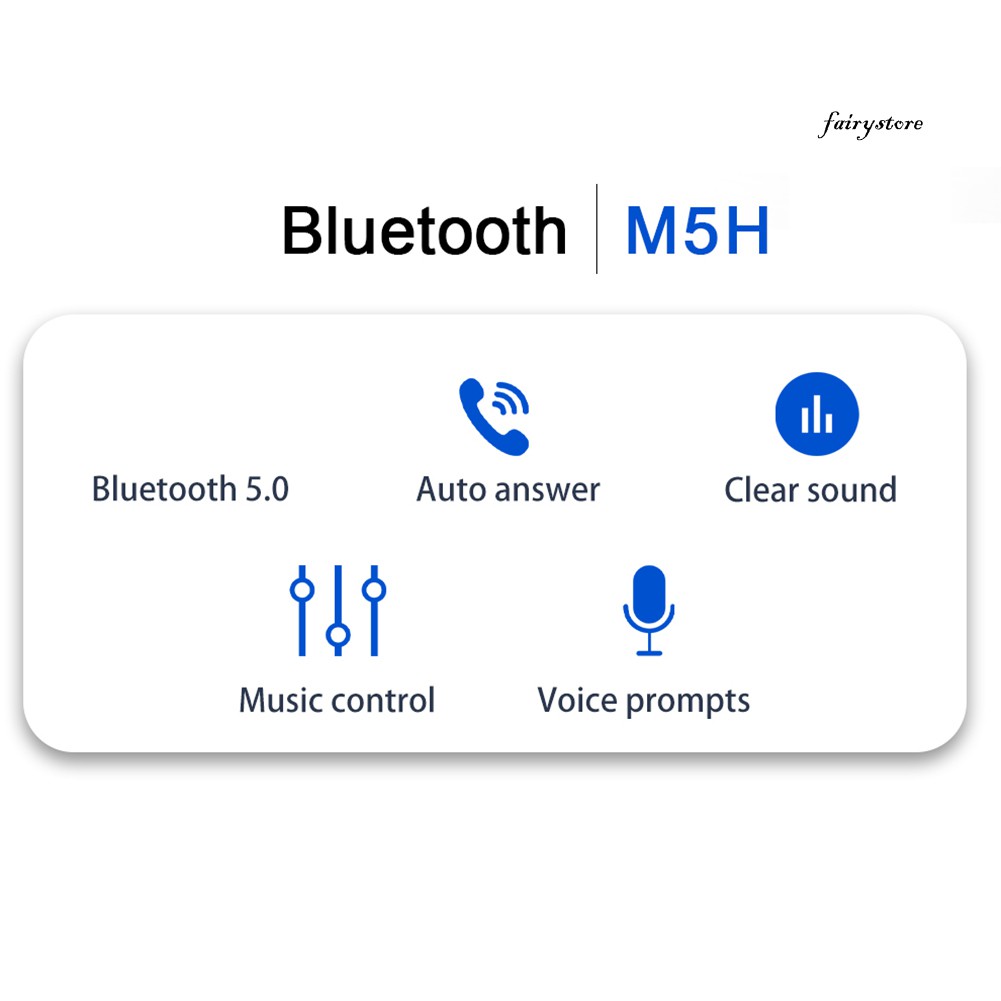 Tai Nghe Bluetooth 5.0 Fs + M5h Cho Nón Bảo Hiểm Xe Mô Tô