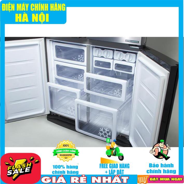 Tủ lạnh Sharp 4 cánh SJ-FX631V-SL