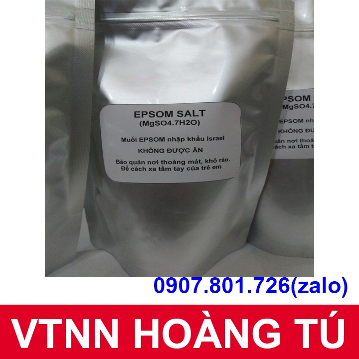 Phân bón MgSO4 7H2O Magie sunphat túi 500g