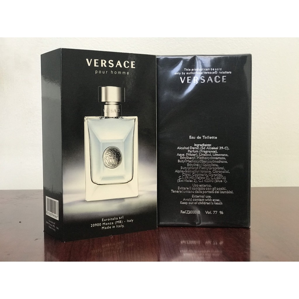 Nước hoa Nam Versace Pour Homme (Lọ 100ml) | BigBuy360 - bigbuy360.vn