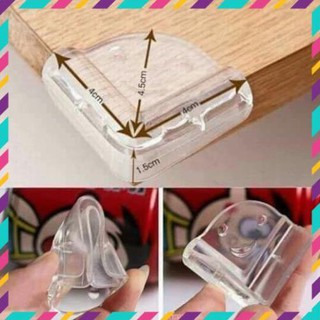 [SIÊU SALES] Set 4 Miếng Bịt Góc Bàn Silicone - Bịt Cạnh Bàn Chống Đập Đầu Vào Cạnh Bàn Cho Bé