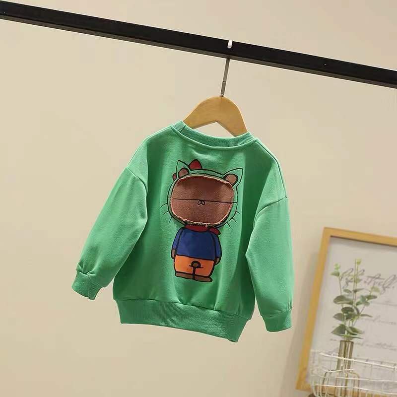 Áo Thun Cotton Chui Đầu Thời Trang Xuân Thu Hàn Quốc 2020 Mới Cho Bé
