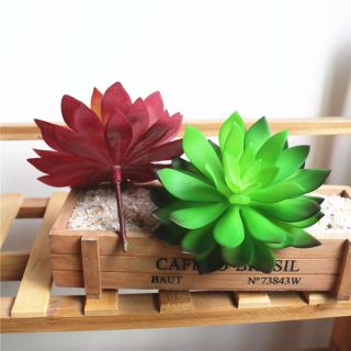 Hoa giả - Sen đá giả trang trí nhà cửa, cắm hoa để bàn siêu xinh, tạo không gian xanh mát