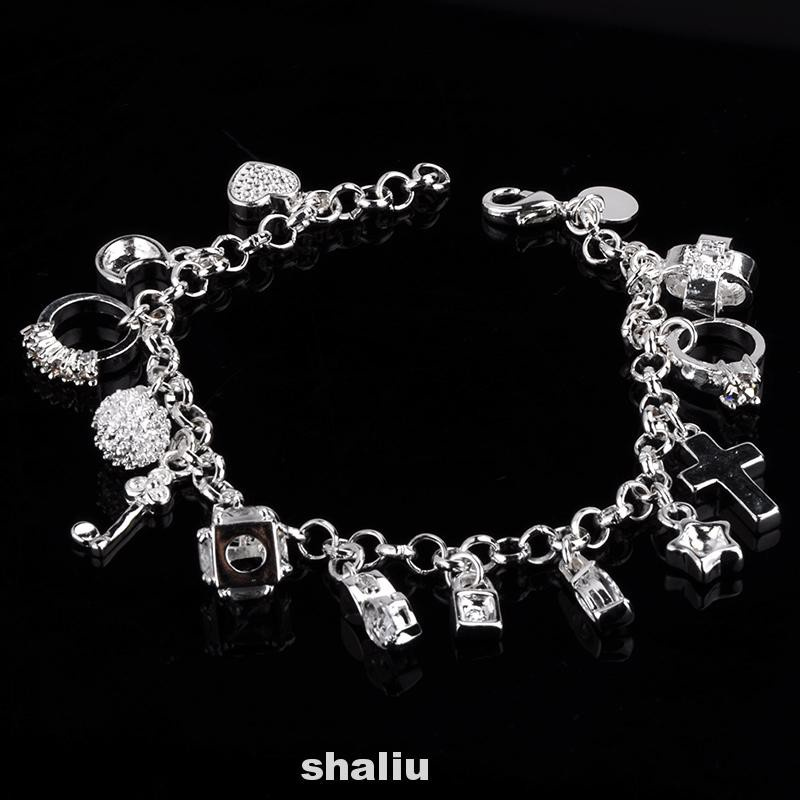 13pcs Birthday Women Fashion Pendant Holiday Dating Jewellery Bracelet