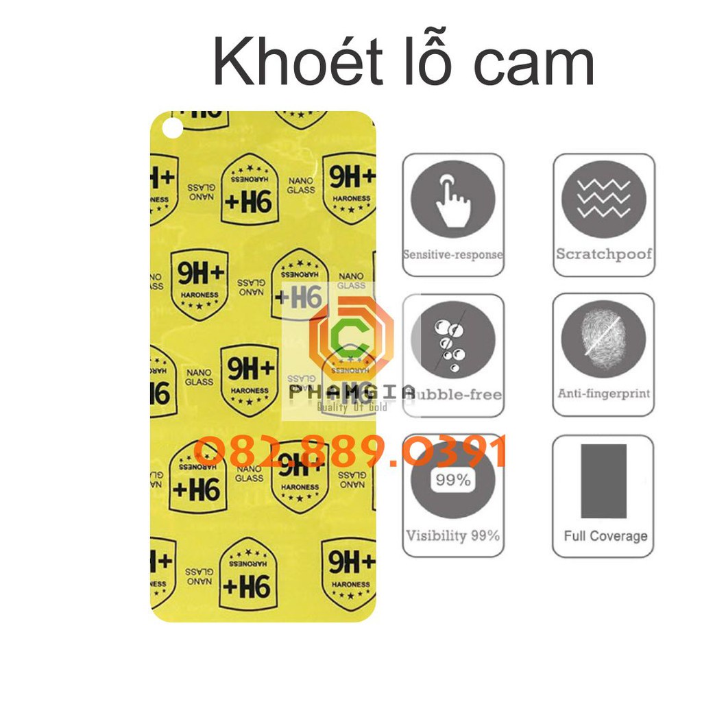 Kính cường lực Oppo A92/ A52 nano dẻo siêu bền siêu bảo vệ