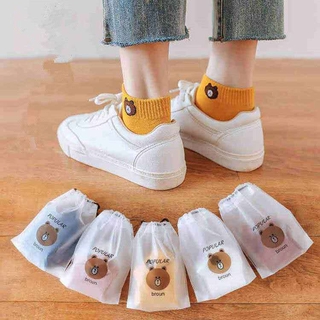 Tất Gấu Nữ Brown Ulzzang Dễ Thương TAGA01