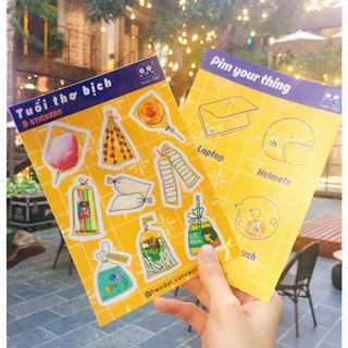 Set sticker "Tuổi thơ bịch"