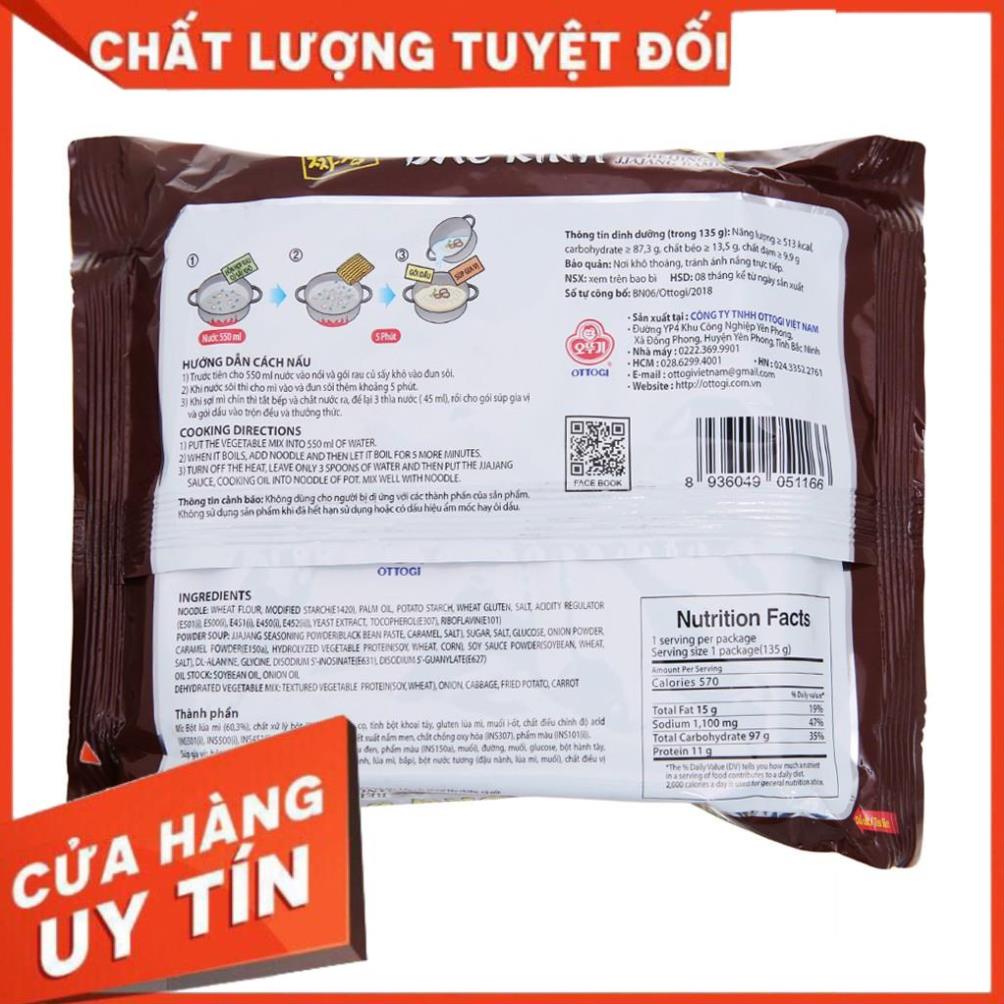 New -  Thùng 20 gói Mì tương đen Bắc Kinh Ottogi 135gx20 | BigBuy360 - bigbuy360.vn