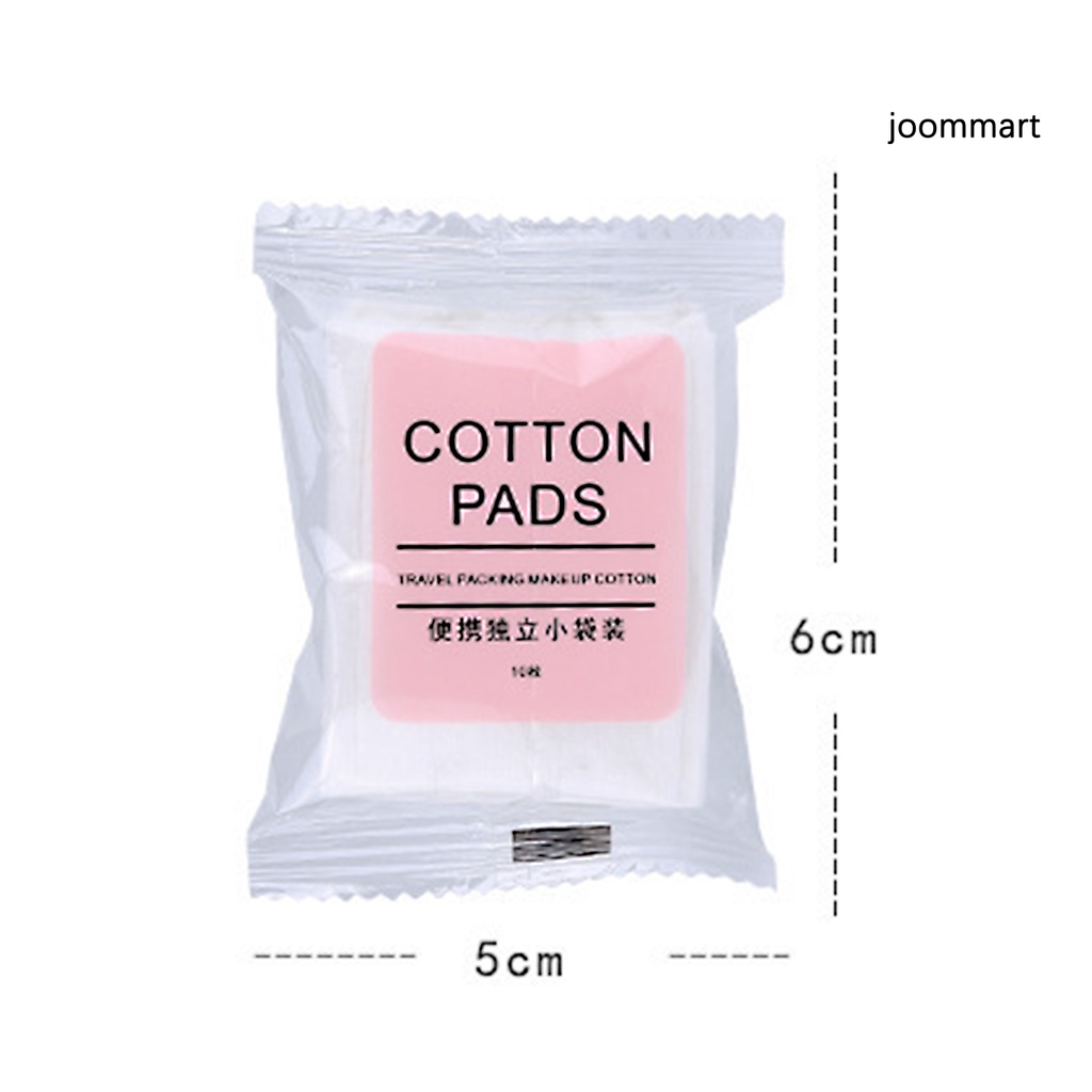 Bộ 10 Bông Tẩy Trang Hình Tròn Mềm Mại Thấm Hút Nước Cao Cho Gia Đình