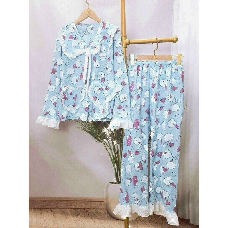 BỘ ĐŨI TIỂU THƯ HOẠT HÌNH GẤU CUTE