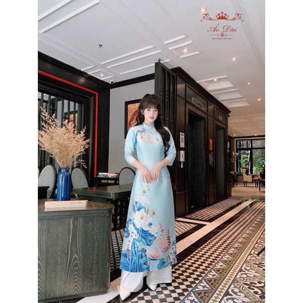 ❤ Áo dài tapta in 3d chuẩn xịn xinh hàng thiết kế cao cấp đẹp giá rẻ | BigBuy360 - bigbuy360.vn