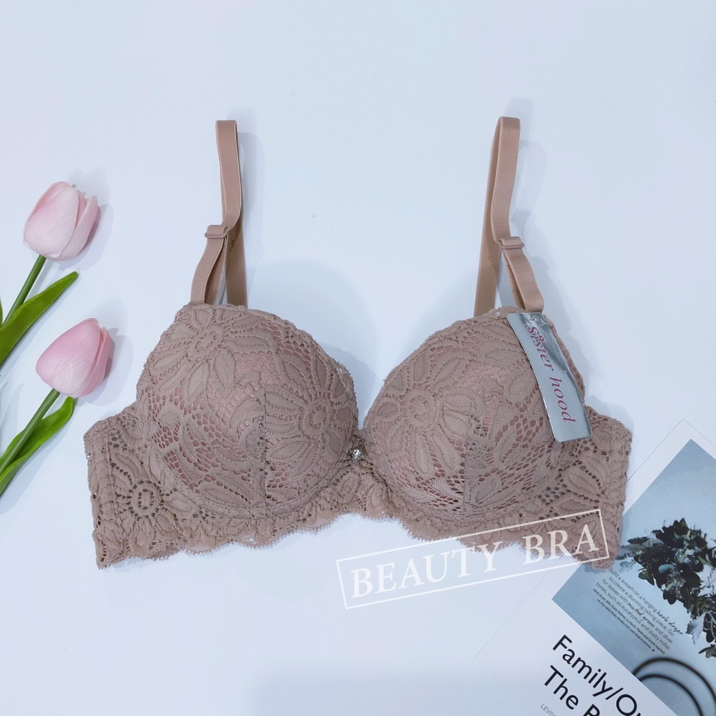 Áo lót Thái Ren Đệm dày Sisterhood 2055 - Áo ngưc Có gọng nâng đẩy mạnh , mút mềm Thái Lan, ThaimarketBRA | BigBuy360 - bigbuy360.vn