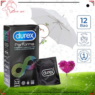 [ HÀNG REAL ] Hộp Bao Cao Su Durex Performa || Chống Suất Tinh Sớm, Ôm Sát, Siêu Mỏng _ Che Tên Sản Phẩm