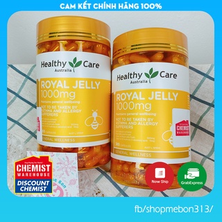 [Có Tem Chemist] Sữa Ong Chúa Healthy Care Royal Jelly 1000MG 365 viên - Xuất xứ Úc Chính Hãng