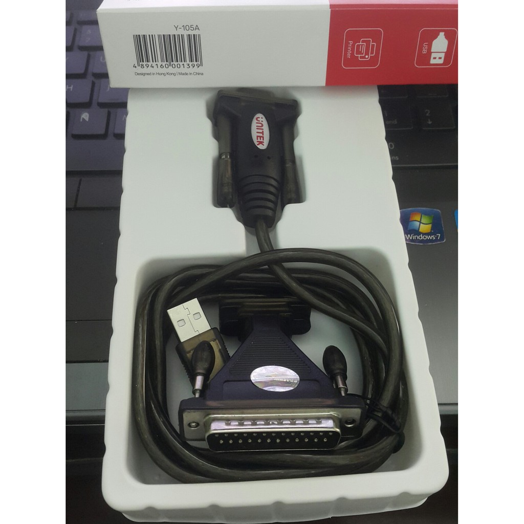 Cáp USB to Com (USB to RS232) 1.5M Unitek Y-105A - Hàng Chính Hãng, Full Box, BẢo Hành 12 Tháng