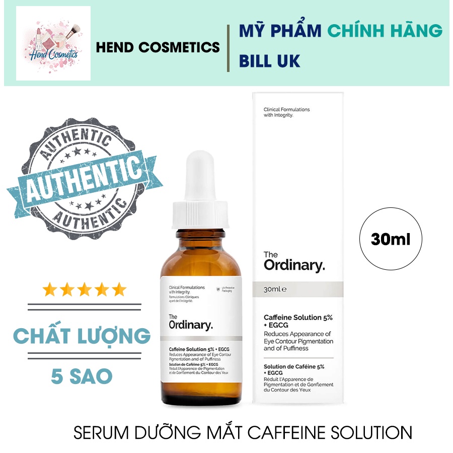 [Bill Anh] Tinh chất dưỡng mắt The Ordinary -  Caffeine Solution 5% + EGCG