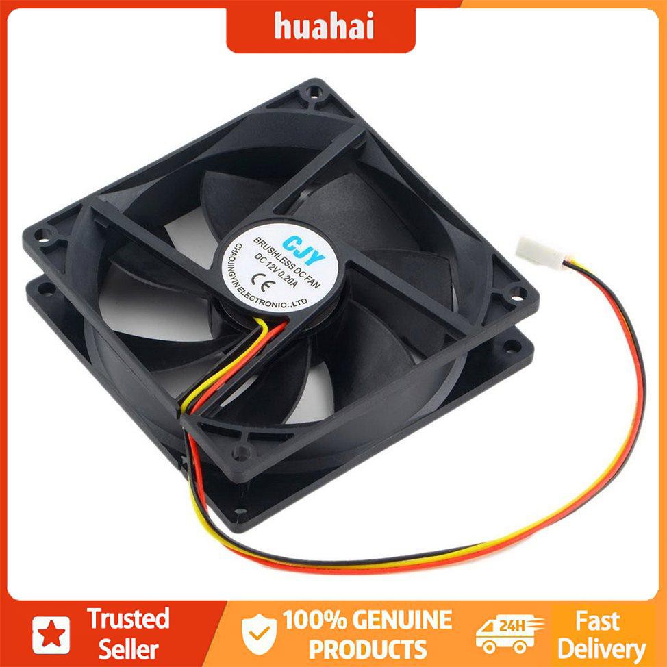 12V 3 chân 9cm 90 x 25mm 90mm Tản nhiệt CPU Quạt làm mát Quạt làm mát DC 65 CFM