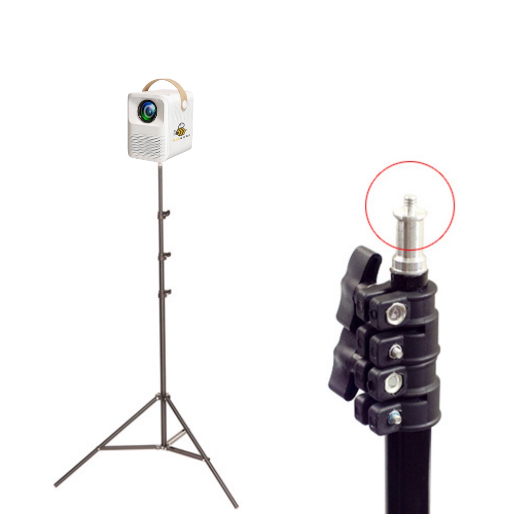 Tripod BEECUBE, chân đỡ điện thoại máy ảnh máy chiếu - Tặng kèm bi chỉnh hướng và kẹp điện thoại