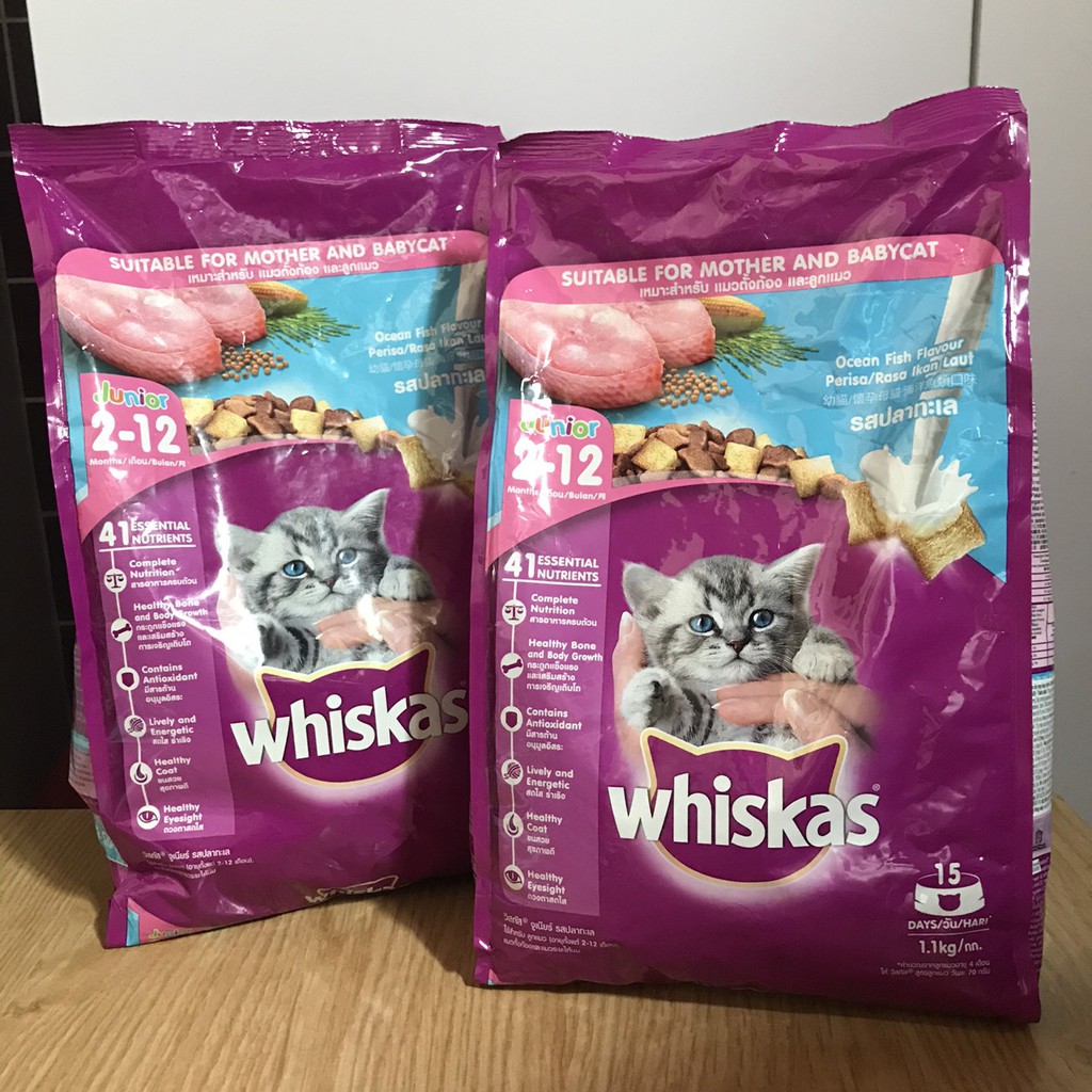 HẠT WHISKAS CHO MÈO CON CÁC VỊ LOẠI TÚI 1.1 KG CHÍNH HÃNG SIÊU TỐT ĐẦY ĐỦ DINH DƯỠNG