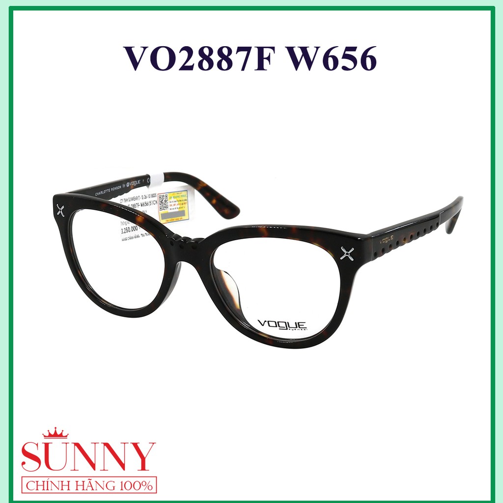 VO2887F W656 - gọng kính Vogue chính hãng Italia, bảo hành toàn quốc