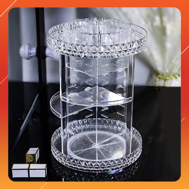 KỆ MỸ PHẨM XOAY 360 ĐỘ CAO CẤP