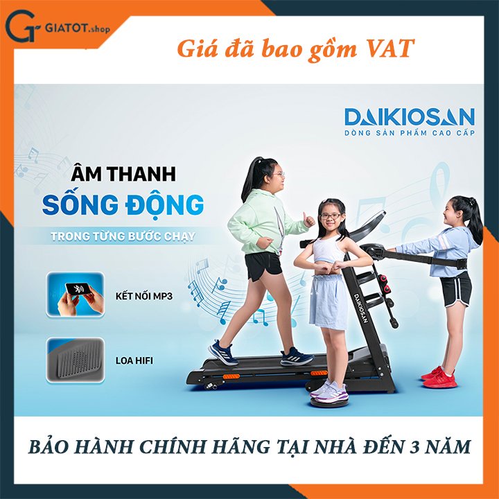 Máy chạy bộ đa năng chính hãng Daikiosan DVCB-00004