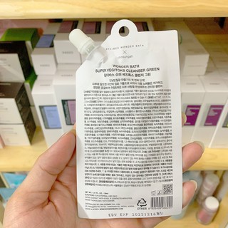 Sữa Rửa Mặt Rau Củ Thải Độc Wonder Bath Super Vegitoks Cleanser MINI 30mL