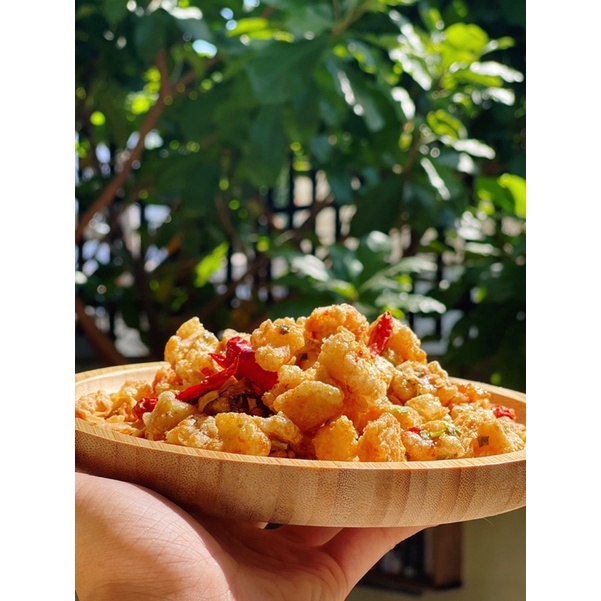 Tóp mỡ mắm tỏi thơm ngon đậm vị 200 gam Đồ Ăn Vặt Sài Gòn Đặc Sản