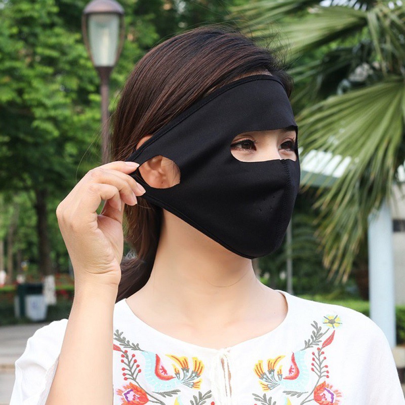 【Có hàng sẵn】Khẩu trang trùm mặt vải Ninja Mask trùm kín mặt