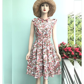 Đầm Dáng Xòe 💔FREESIP💔 Đầm Lụa Dự Tiệc Thiết Kế