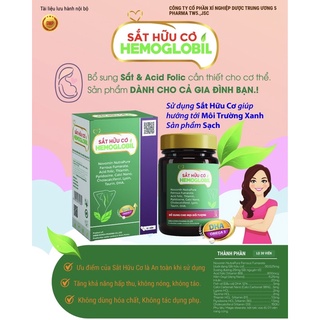 Sắt Hữu Cơ HEMOGLOBIL