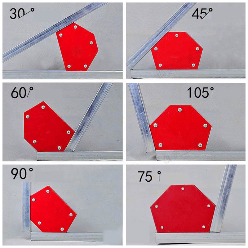 Ke Góc Nam Châm 6 Cạnh Dụng Cụ Trợ Hàn Hỗ Trợ Thợ Hàn