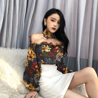 Áo somi kiểu trễ vai quảng châu A125