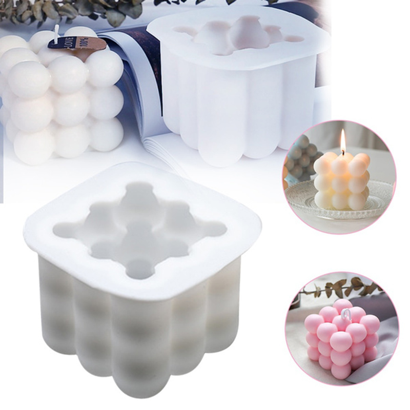 Khuôn Silicon Làm Bánh / Nến 3d Tiện Lợi