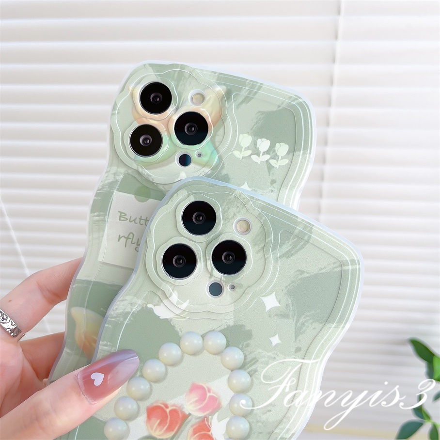 Ốp Điện Thoại TPU Mềm Họa Tiết Bướm / Lượn Sóng Cho iPhone 14 13 12 11 Pro Max XS Max XR X XS 8 7 Plus