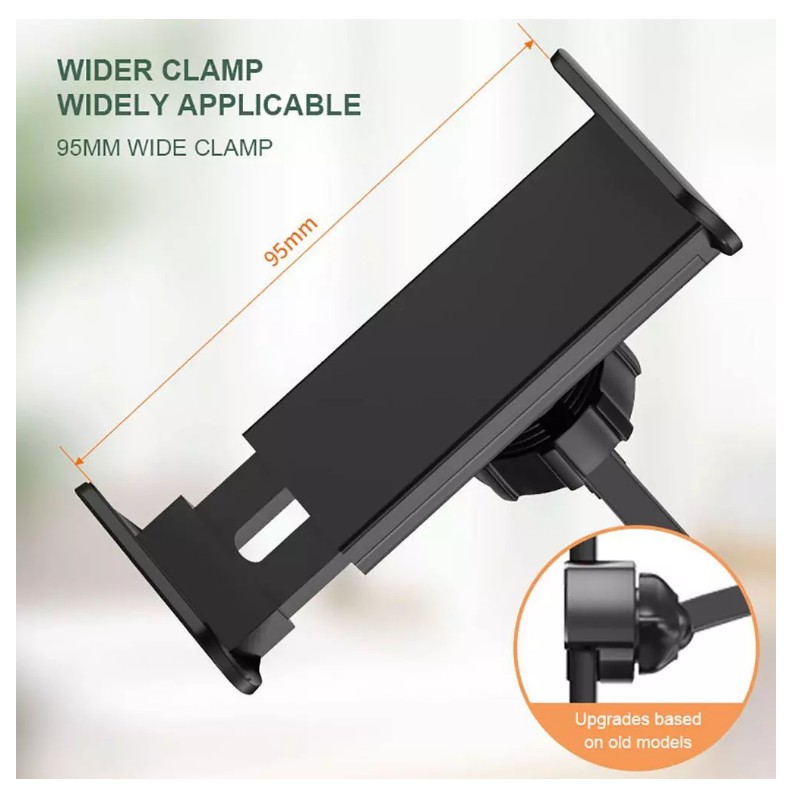 Giá Đỡ kẹp Điện Thoại cao cấp xoay 360 độ có điều chỉnh độ cao phù hợp, chân kim loại chắc chắn | BigBuy360 - bigbuy360.vn