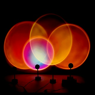 ✈COD✈USB Creative unique decorative moon light / sunset Lights