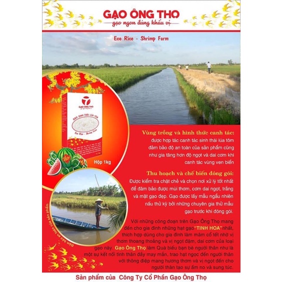 Gạo ST25 Ông Thọ Gạo Ngon Nhất Thế Giới (Túi 2 Ký)