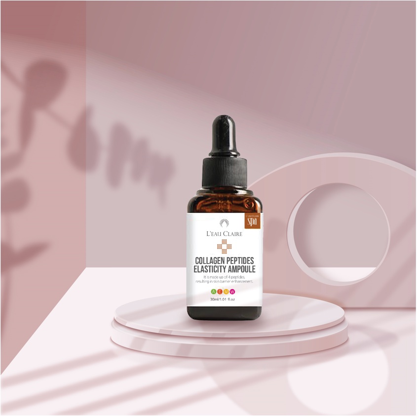 Tinh chất chống lão hóa L'eau Claire Collagen Peptides Elasticity Ampoule 30ml