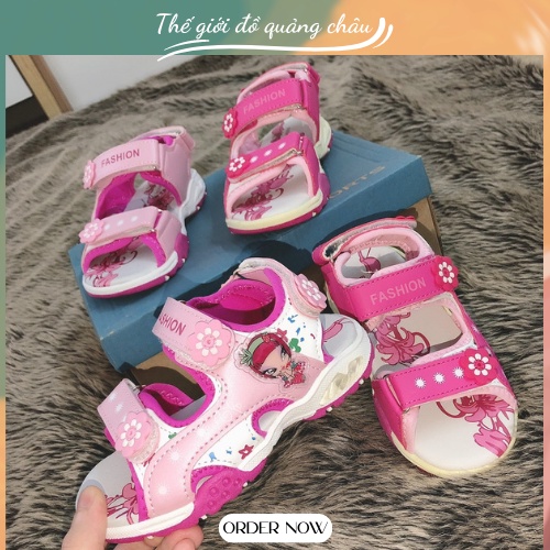 [XẢ KHO] Dép sandal bé gái công chúa dành cho bé từ 3 -13 tuổi Hàng Quảng Châu Cao Cấp ( 015)