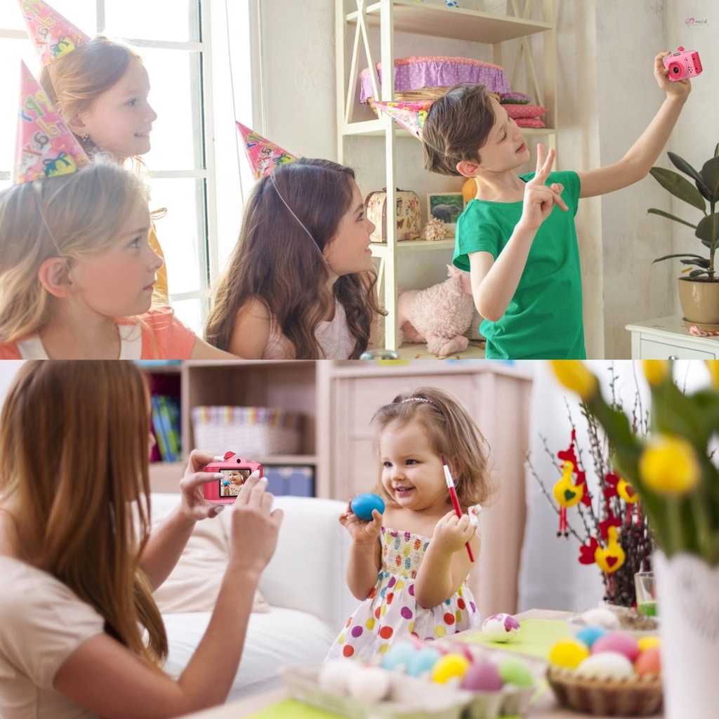 Camera kỹ thuật số dễ thương cho bé gái 3-12 tuổi 1080P HD màn hình 2.4 Inch 32GB
 | BigBuy360 - bigbuy360.vn