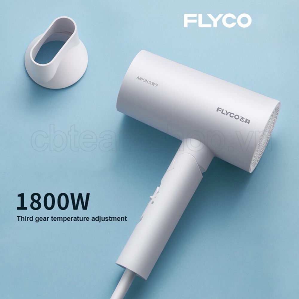 🔥TRONG KHO🔥 Flyco FH6276 Máy sấy tóc ion âm dành cho nữ với động cơ AC mạnh mẽ Máy sấy tóc nhanh khô