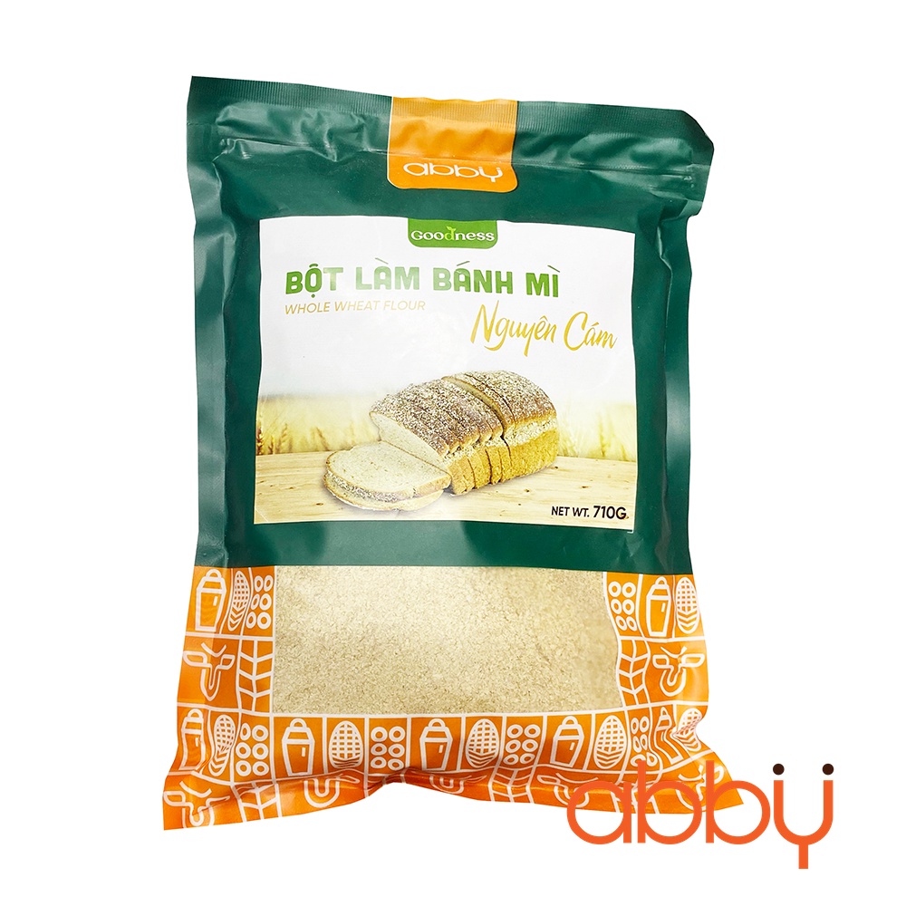 Bột làm bánh mì nguyên cám Puratos 710g